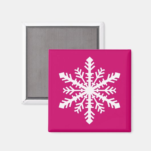 Minnesnowta Snowflake Magnet (Vorderseite/Rückseite)