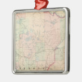Minnesota 3 silbernes ornament (Links)