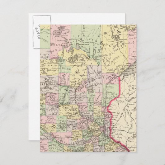 Minnesota 6 postkarte (Vorne/Hinten)