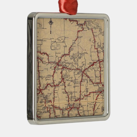 Minnesota 8 silbernes ornament (Rechts)