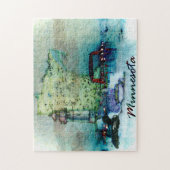 Minnesota-Abstrakt-Puzzle Puzzle (Vertikal)