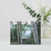 Minnesota am Seeufer Postkarte (Stehend Vorderseite)