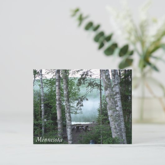 Minnesota am Seeufer Postkarte (Stehend Vorderseite)