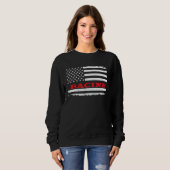 Minnesota American Flag Racine Usa Patriotic Souve Sweatshirt (Vorne ganz)