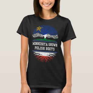 Minnesota Anbau mit polnischen Wurzeln Polen T-Shirt