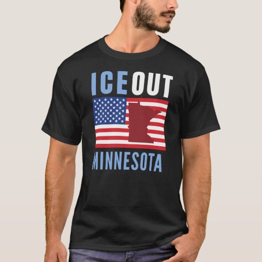 Minnesota Anti ICE Trump Protest  T-Shirt (Vorderseite)