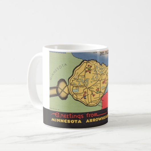 Minnesota Arrowhead Kaffeetasse (Vorderseite Links)