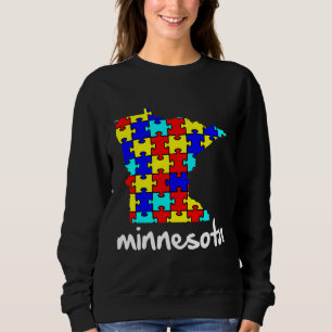 Minnesota Autismus Bewusstsein Sweatshirt