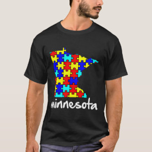 Minnesota Autismus Bewusstsein T-Shirt