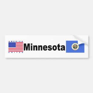 Minnesota Autoaufkleber