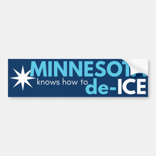 Minnesota-Automobildesignal Autoaufkleber (Vorne)