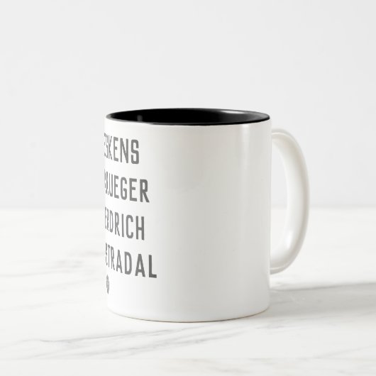 Minnesota Autoren 2-Tone-Kaffee-Tasse Zweifarbige Tasse (VorderseiteRechts)