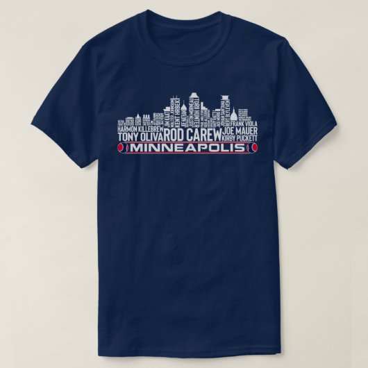 Minnesota Baseball Team Legende Minneapol T-Shirt (Design vorne)