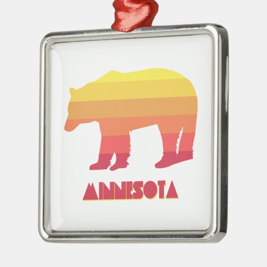 Minnesota Bear Ornament Aus Metall (Links)