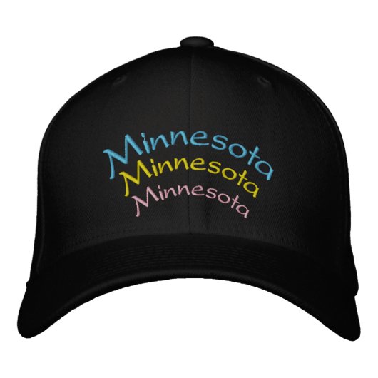 Minnesota bestickte Cap Bestickte Kappe (Vorderseite)