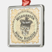 Minnesota Biker Ornament Aus Metall (Links)