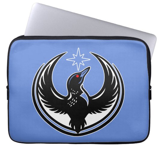 Minnesota Bird Loon Protest Laptopschutzhülle (Vorderseite)
