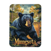 Minnesota Black Bar Magnet (Vertikal)