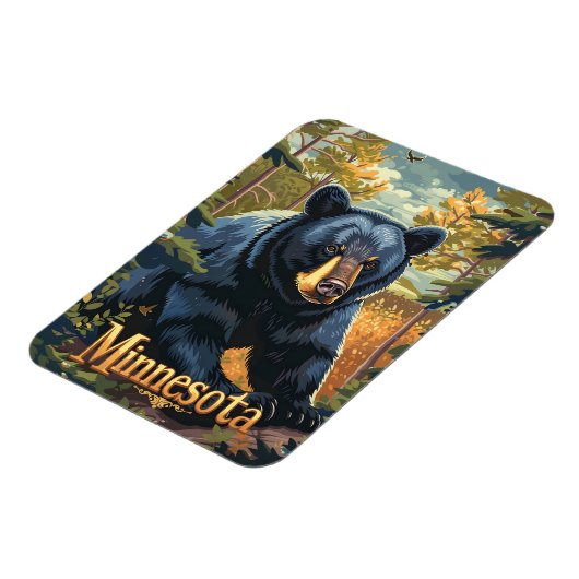 Minnesota Black Bar Magnet (Linke Seite)