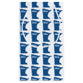 MINNESOTA BLAU STAAT KLEINE GESCHENKTÜTE (Rückseite)