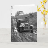 Minnesota Blueberry Pickers, 1937 Karte (Gelbe Blume)