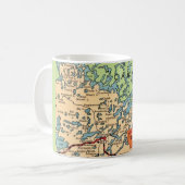 Minnesota Border Lakes Karte Tasse (Vorderseite Links)
