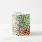 Minnesota Border Lakes Karte Tasse (Mittel)