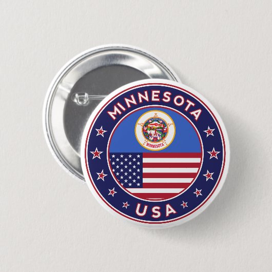 Minnesota Button (Vorne & Hinten)