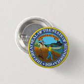 Minnesota Button (Vorne & Hinten)