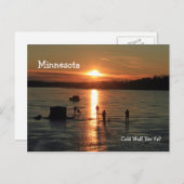 Minnesota "Cold 'Nuff 'Fer 'Ya?" Postkarte (Vorne/Hinten)