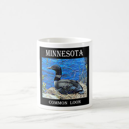 Minnesota-CommonLoon Kaffeetasse (Mittel)