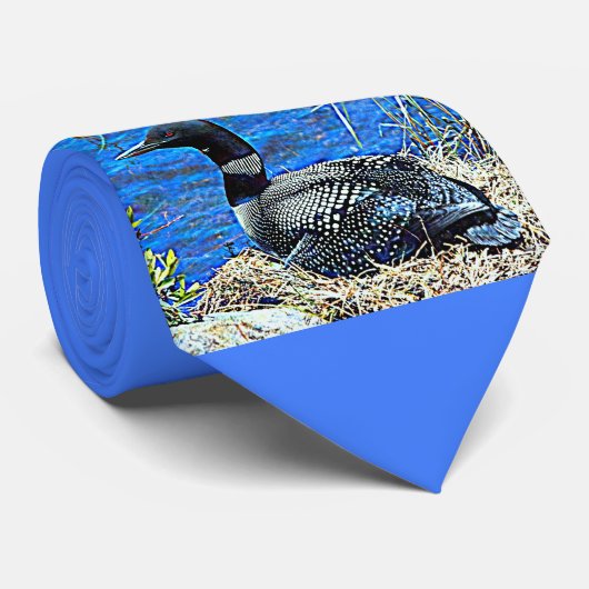 Minnesota-CommonLoon Krawatte (Gerollt)