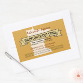 Minnesota Cut Comb Honey Rectangle Stickers (Umschlag)