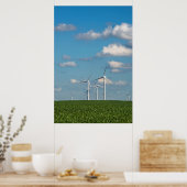 Minnesota, Dexter, Große Wiese-Windfarm 2 Poster (Küche)