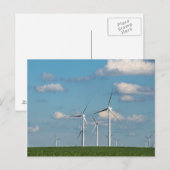 Minnesota, Dexter, Große Wiese-Windfarm 2 Postkarte (Vorne/Hinten)