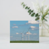 Minnesota, Dexter, Große Wiese-Windfarm 2 Postkarte (Stehend Vorderseite)