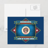 Minnesota Diamond Postkarte (Vorne/Hinten)