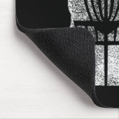 Minnesota Disc Golf Staat mit Basket Distressed G Mousepad (Ecke)