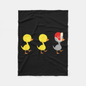 Minnesota Duck Duck G Duck Funny  Fleecedecke (Vorderseite)