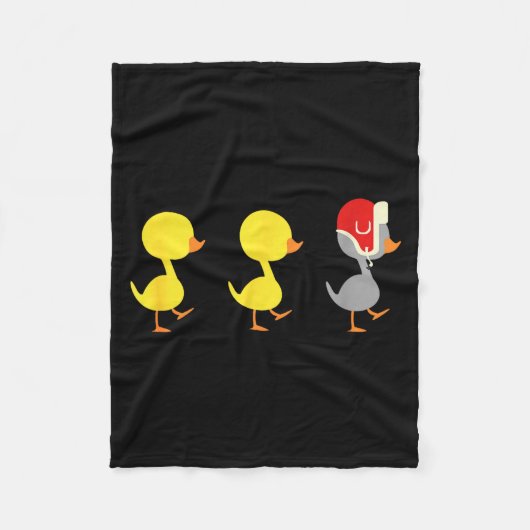 Minnesota Duck Duck G Duck Funny  Fleecedecke (Vorderseite)