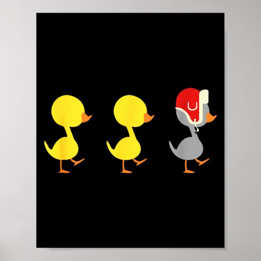 Minnesota Duck Duck G Duck Funny Poster (Vorne)