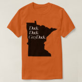 Minnesota Duck Duck Gray Duck T-Shirt (Design vorne)