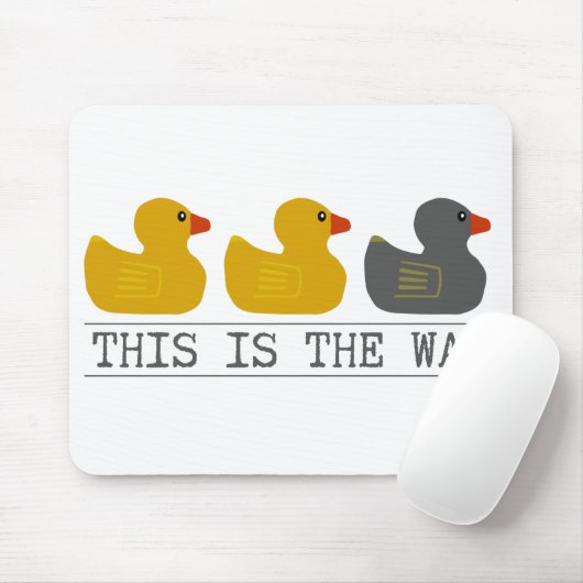 Minnesota Duck Gray Duck - So geht es Mousepad (Mit Mouse)