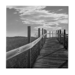 Minnesota, Duluth, Park Point, Boardwalk Fliese