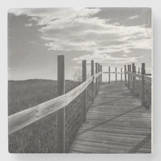 Minnesota, Duluth, Park Point, Boardwalk Steinuntersetzer (Vorderseite)