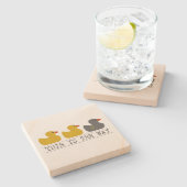 Minnesota Ente Grauente Ente - so geht es Steinuntersetzer (Seitenansicht)