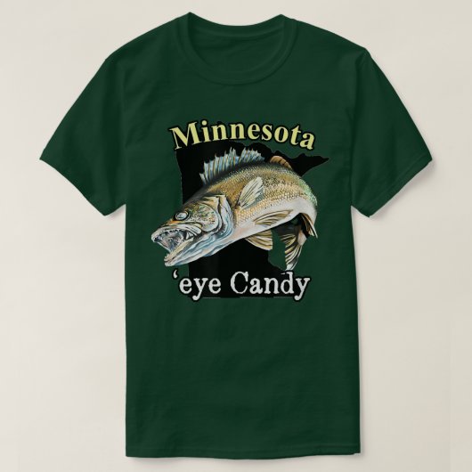 Minnesota Eye Candy Funny Walleye 810 T-Shirt (Design vorne)