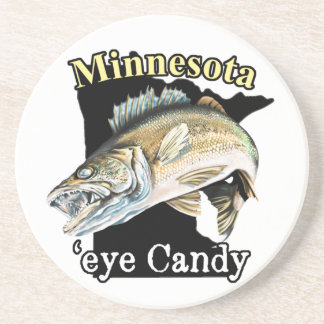 Minnesota 'Eye Candy Funny Walleye Fischen Getränkeuntersetzer
