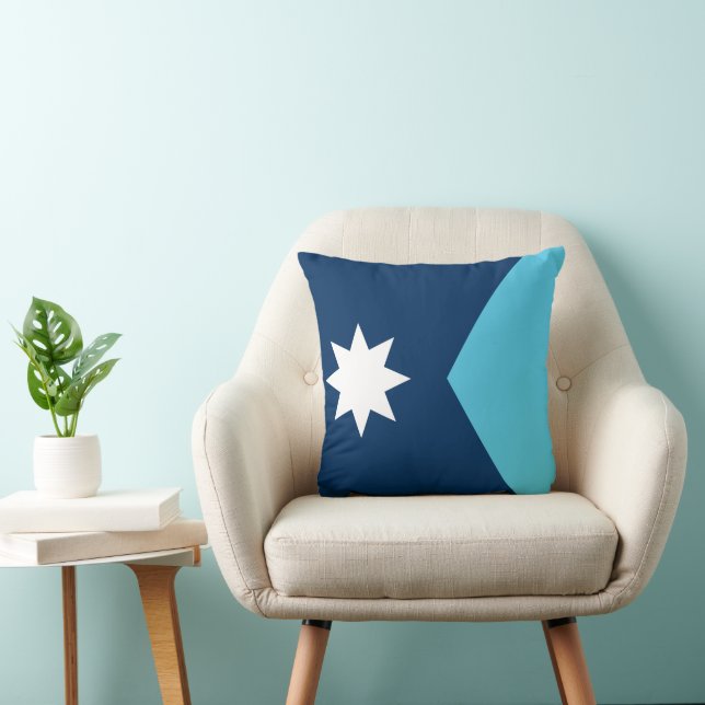 Minnesota Flag American MoJo Pillow Kissen (Stuhl )