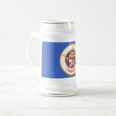 MINNESOTA FLAG BIERGLAS (Vorderseite Links)